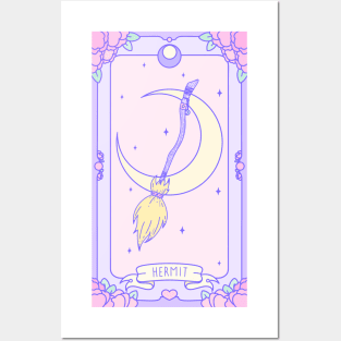 Hermit - Pastel Tarot Posters and Art